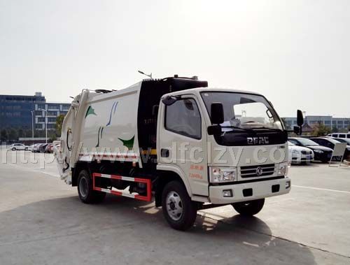 東風銳鈴6方國五壓縮式垃圾車圖片