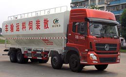東風(fēng)天龍前四后八40方散裝飼料運(yùn)輸車(chē)圖片