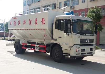 東風(fēng)天錦22方散裝飼料運(yùn)輸車(chē)圖片