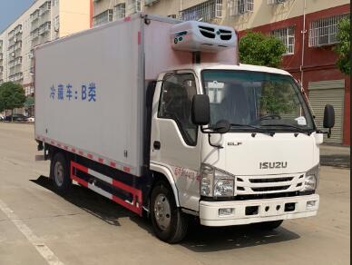 慶鈴五十鈴100P國六藍(lán)牌冷藏車圖片