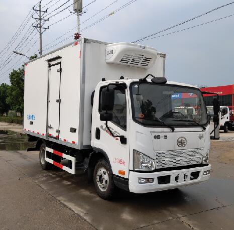 解放虎VH國六藍(lán)牌冷藏車圖片