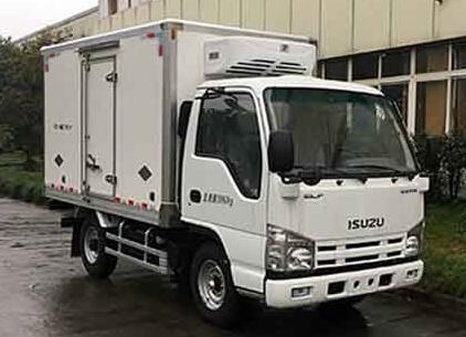 慶鈴五十鈴單輪藍(lán)牌冷藏車圖片