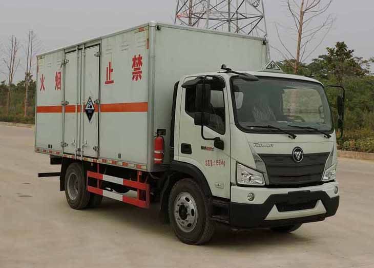 福田時代腐蝕性物品廂式運輸車圖片